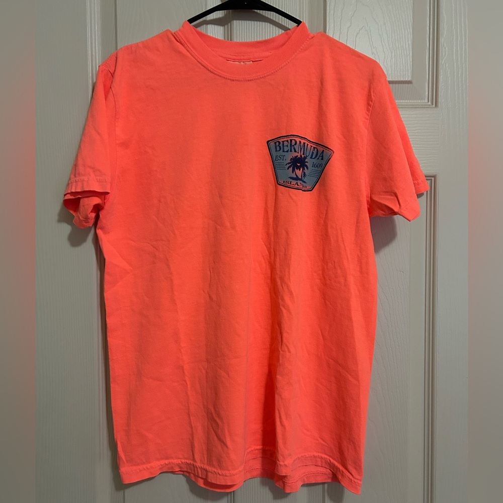 Bermuda hot pink/coral t-shirt